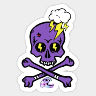 x skull Sticker